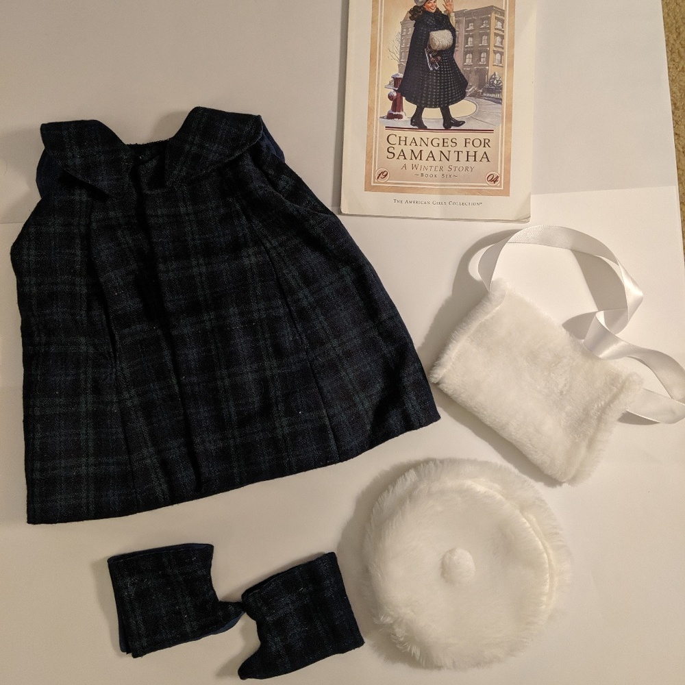 American Girl Samantha Winter Cape & Hat